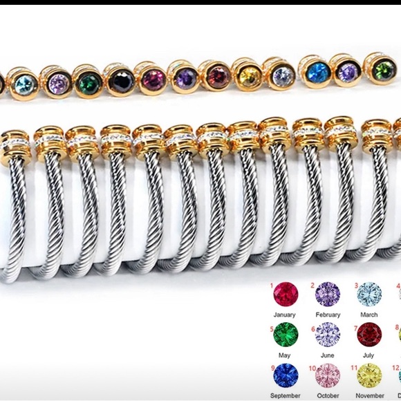 Birthstone Bangle - Picture 3 of 3